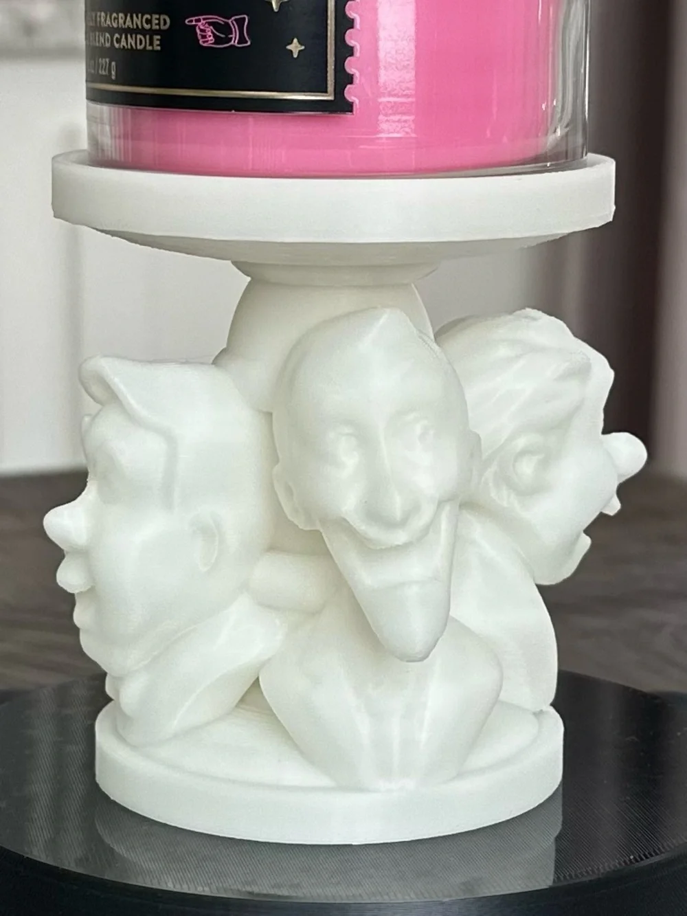 Disney Haunted Mansion Singing Busts Single Wick Candle Holder Bath & Body Works